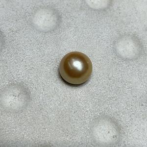 Perla de Agua Dulce Gris de 10-12 mm, Color Multi-Lino Natural Auténtico, Círculo Perfecto con Espejo, con Luz Intensa, Ligeramente Imperfecta, sin Tratar - Product Image 3