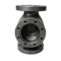 Bodi Katup Globe 316L Pemesinan CNC Proses Silika Sol Mencegah Aliran Balik Logo Kustom DN25-DN150