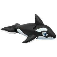 Bestseller transfrontalier : Tapis flottant gonflable en PVC en forme de requin réaliste, pour l'été et les jeux aquatiques