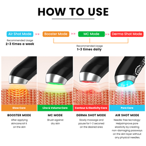 Máy làm đẹp đa chức năng bán chạy nhất Age-r Booster, loại bỏ nếp nhăn, chăm sóc da, máy massage mặt - Product Image 4