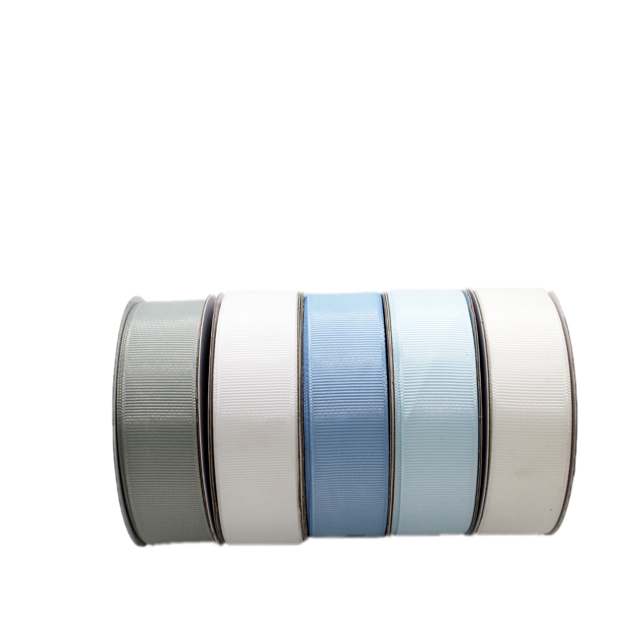 Gift Packing Wholesale Grosgrain Ribbon Double Face 100% Polyester Ribbon Roll Solid Color Striped Gift Ribbons