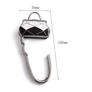 Hot Sale Custom Foldable Metal <b>Table</b> Hanger <b>Handbag</b> <b>Hooks</b> Bag Holder - Product Image 5