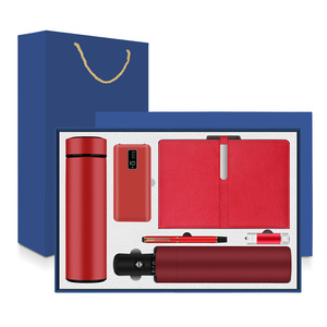 Offre Spéciale cadeaux d'entreprise promotionnels 450ml affichage de la température fiole à vide et interrupteur atoumatic parapluie femmes ensemble de cadeaux - Product Image 1