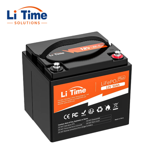 LiTime高性能充電式<span class=keywords><strong>12V</strong></span> 50AhリチウムイオンLiFePO4リチウム電池海洋RVフィッシュファインダー用 - Product Image 1
