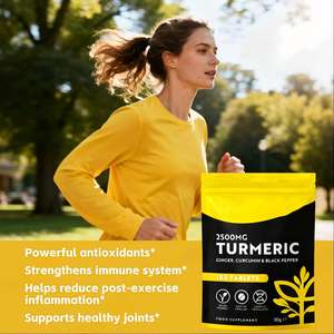 วิต้าฮอลล์ ผลิตภัณฑ์เสริมอาหารขมิ้นชันฮาลาล ผสมเพอรีนและขิง ชนิดเม็ด - Product Image 4