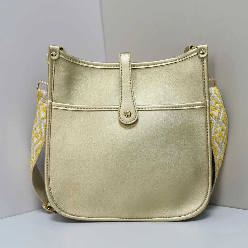 Bolsa de ombro feminina vintage unissex de couro PU, bolsa mensageiro de design simples para mulheres, bolsa crossbody
