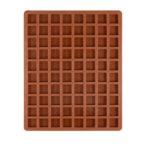 Силиконовые формы на 80 ячеек: квадратные формы для шоколада, карамели, жевательных конфет и лакомств для животных - Product Image 2