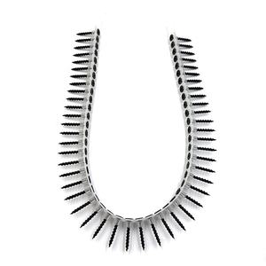 Vis pour cloisons sèches en plastique assemblées 50/boîte Point d'aiguille Installation rapide et facile Boîte à tête de clairon de système de mesure métrique/pouce 1000 - Product Image 1