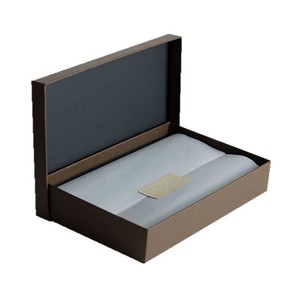 Nhà Sản Xuất Tùy Chỉnh Pull-out Lật Hộp Hộp Cứng Nhắc Thẻ Màu Xám Giấy Matt Cán Long Lanh Dập Nóng UV Tùy Chỉnh Carton - Product Image 1