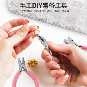 Ensemble de pinces à bijoux Xi Meng 45 mm en acier inoxydable et acier au carbone pour la création de bijoux DIY et les outils d'artisanat - Product Image 4