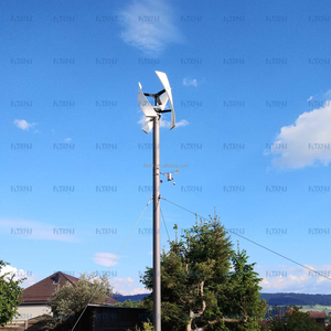 Generador Eólico de 5000W de Eje Vertical para Alumbrado Público y Uso Doméstico - Product Image 3