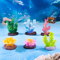 Coloré Faux Résine Corail Plante Aquarium Décorations Fish Tank Ornement Décor Artificielle Polyrésine Coral Reef Décor Accessoires