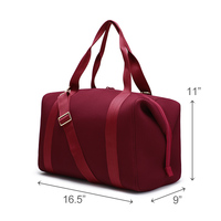 Sac de sport en néoprène de haute qualité, vente en gros d'usine, sac de sport unisexe personnalisé, polyvalent, grande capacité, sac de voyage pour le week-end