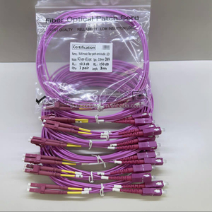 Cable de Fibra Óptica Multimodo de 10 Gbps, Cable de Conexión Dúplex de 3 Metros, Cable de Conexión de Fibra LSZH OM4, Compatible con Transceptor SFP MMF - Product Image 2