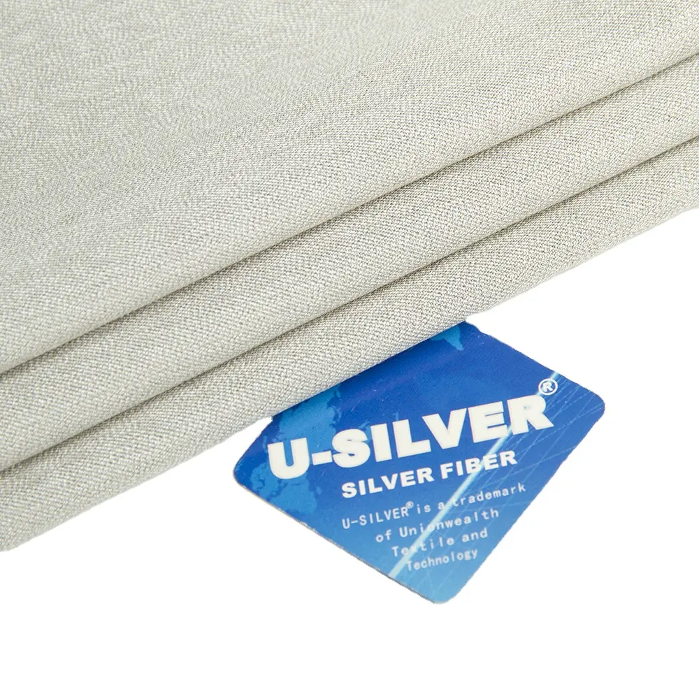 35% Silver 65% Bamboo Fiber Emf/Rf Shielding Radiation Protection Cloth Fabric