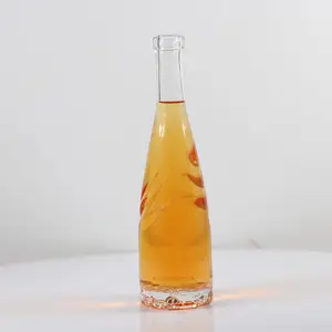 グラスワインボトル375ml丸型空シャンパンボトルメーカー