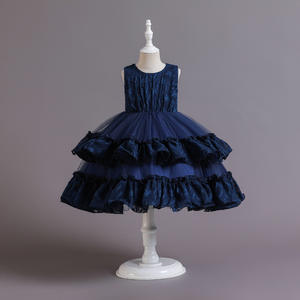 ชุดเดรสเด็กผู้หญิงแบบไม่มีแขนไล่สี สำหรับงานวันเกิด อายุ 2-12 ปี กระโปรงปักลายฟูฟ่อง สำหรับงานพรอม - Product Image 6