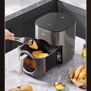 Freidora de Aire Inteligente Midea 6L Gris Titanio Multifuncional con Horno de Vapor para Uso en el Hogar y Dormitorios - Product Image 6