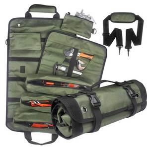 Sac de transport d'outils portable multi-poches personnalisé, sac à outils roulant pour électricien, plombier, charpentier, mécanicien - Product Image 4