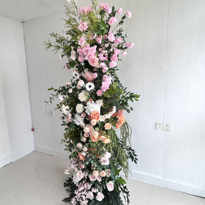 SPR Purple Rose Artificial Flower Arrangement Wedding Centre Table Aisle Runner Decoration Premium <strong>Floral</strong> Mariage Wedding - Product Image 3