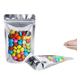 Bolsa de Embalaje de Papel de Aluminio con Cierre Transparente de un Solo Lado, a Prueba de Humedad, <span class=keywords><strong>para</strong></span> Almacenamiento de Alimentos, <span class=keywords><strong>para</strong></span> Galletas Secas Horneadas - Product Image 1