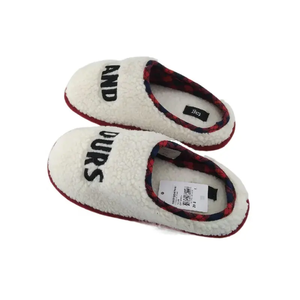 Nouvelle mode pantoufle d'intérieur unisexe mignon coton bébé chaussures d'hiver avec <span class=keywords><strong>Sherpa</strong></span> anti-dérapant caractéristique pour garçons et filles - Product Image 5