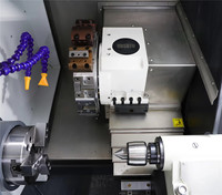 Machine CNC chinoise à grande vitesse, précision, rigidité, tourelle à servocommande lisse, changement d'outil rapide, tour pour découpe lourde