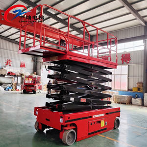 Meja angkat gunting listrik seluler CE ISO, Platform angkat pria kerja udara 6m 8m 10m 12m 14m - Product Image 3