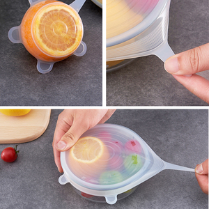 Coperchi per Alimenti in Silicone Pieghevoli di Grado Alimentare, Ecologici, Lavabili in Lavastoviglie, Personalizzabili per la Conservazione degli Alimenti - Product Image 4