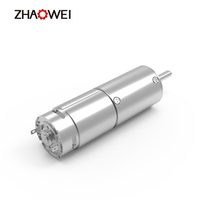 Moteur à engrenages CC Zhaowei 12V avec encodeur 38mm, moteur à engrenages CC monophasé 12V pour porte coulissante