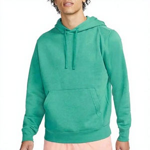 Men's Winter Polyester/Cotton <b>Thick</b> <b>Fleece</b> Hoodie-Custom Logo Plain Design Casual Style - Product Image 1