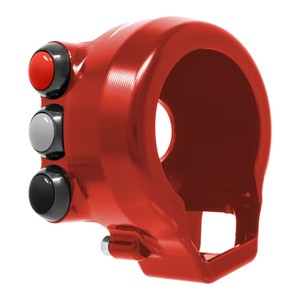 Cache de commande d'accélérateur avec interrupteur de guidon intégré pour Aprilia RSV4 (Rouge) - Product Image 3