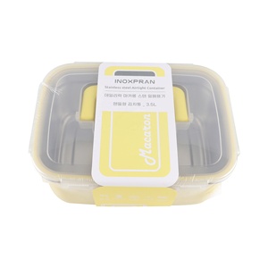 Bán Buôn Kích Thước Lớn <span class=keywords><strong>Container</strong></span> Thực Phẩm 2500Ml Lưu Trữ Hộp Thép Không Gỉ Hàn Quốc Kim Chi Hộp Thực Phẩm Lưu Trữ <span class=keywords><strong>Container</strong></span> Với Xử Lý - Product Image 3