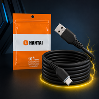 Câble USB A vers USB C 3A, câble de charge rapide et de transfert de données, cordon de chargeur USB C en PVC pour téléphone et tablette Android