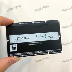 Tarjeta Metálica de Negocios de Latón Negro Vacía para Impresión Personalizada, Gran Venta - Product Image 4