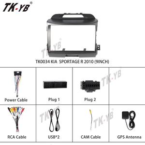 Cadre d'autoradio TK-YB à durée limitée pour lecteur Dvd de voiture cadre de voiture Android <span class=keywords><strong>Kia</strong></span> <span class=keywords><strong>Sportage</strong></span> R <span class=keywords><strong>2010</strong></span> 9" - Product Image 2