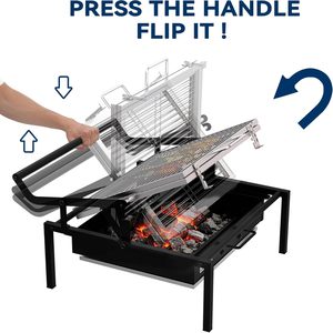 Parrilla Portátil de Carbón para Exteriores, Parrilla para Asar - Product Image 4