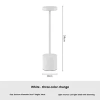 Lampe de Chevet Tactile Moderne en Forme de I pour Chambre, Salon et Bureau – Lumière Ambiante Transfrontalière