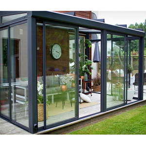 Chine Fournisseur Aluminium Verre Sunroom Maison Économie d'<span class=keywords><strong>énergie</strong></span> 4 saisons <span class=keywords><strong>Solarium</strong></span> Extérieur - Product Image 2