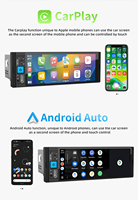 Lecteur multimédia Android 6.86 pouces 1Din autoradio écran tactile voiture stéréo bluetooth navigation caméra arrière voiture mp3 mp5 lecteur