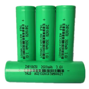 3.7V 2600mAh 18650 Li-ion Rechargeable Battery Cell From Source Factory