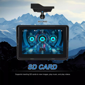 5 pollici lettore MP5 Touch Screen supporto Wireless Carplay Android <span class=keywords><strong>Auto</strong></span> <span class=keywords><strong>Auto</strong></span> SD Card impermeabile navigatore moto