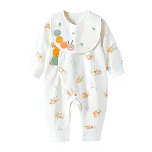 Pasgeboren Baby Rompertjes Peuter Jumpsuit Met Bod