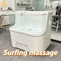 Baignoire pour animaux de compagnie EURPET avec massage par le jet d'eau pour salon de toilettage moderne pour animaux