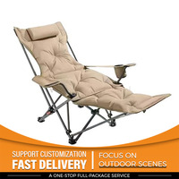Chaise lune pliable en tissu Oxford épais de haute qualité, résistante au froid, avec réglage multi-angles pour l'automne et l'hiver, idéale pour l'extérieur et le jardin