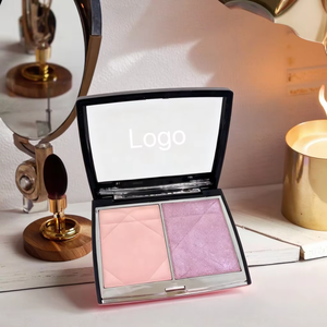 Proveedor Mayorista de Maquillaje - Paleta de Contorno de Doble Color con Rubor de Alto Brillo 8g, Iluminador Mate y Polvo Brillante - Product Image 5