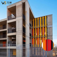 Panneau de revêtement mural extérieur en aluminium perforé, panneau de façade en aluminium, tôle métallique perforée pour la décoration de murs rideaux
