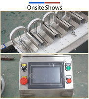 Hoge Efficiëntie Automatische Multi-head Mango Ontpitmachine 40 stuks/min Commerciële Voedselverwerkingsmotor 304 RVS