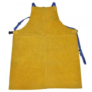 Men's Cowhide Leather Kitchen Bib Uniform Barbeque Welder's Cooking <b>Tools</b> Men's Polyester <b>BBQ</b> <b>Tools</b> Strap Style Welder's Apron - Product Image 1