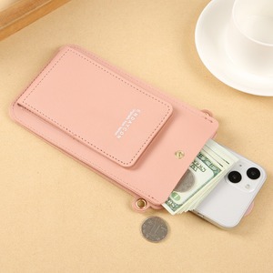 Sac à main bandoulière de luxe en cuir PU souple pour femme, compatible <span class=keywords><strong>iPhone</strong></span> avec écran tactile, portefeuille, bandoulière de luxe - Product Image 3